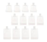 Abaodam Kit 12 Pezzi Sacchetti per Lozione da Viaggio Riutilizzabili 30ml 50ml 100ml in Pa e Pe, Facili da Aprire, Mantengono i Cosmetici Puliti, la Vita Quotidiana i Viaggi