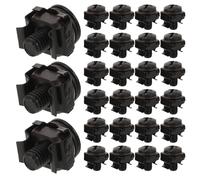 Abaodam Kit 40 in al Carbonio Nero Viti di Montaggio M6 X 14mm Alta Resistenza e Ottimizzazione dello Spazio per Armadi Server e Attrezzature da Studio