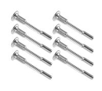 Abaodam Kit 8 Pezzi Chiavistelli a Molla in Ferro per Culle e Lettini, Pistoni a Stantuffo Resistenti All’usura, Accessori per Chiusure di Porte e Mobili, Facile Installazione e Uso