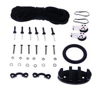 Abaodam Kit Ancoraggio Kayak con Elastica Accessori Fissaggio e Canoe Facile Installazione Sinistro o Sicurezza e Stabilità