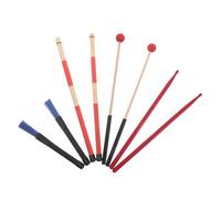 Abaodam Kit di Bacchette per Batteria con Borsa Portatile per Riporre le Bacchette Spazzole per Batteria Accessori per Strumenti Percussione per Jazz Acustico