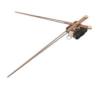 Abaodam Kit Meccanismo Orologio a Batteria Lancette in Ferro e ASSE Lungo Orologi da Muro Vintage