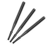 Abaodam Kit Riparazione Parabrezza Auto 3 Pezzi Punte Trapano in Carburo di Tungsteno per Rimozione Stucco Elettrico e Riparazione Scheggiature Vetro Anteriore