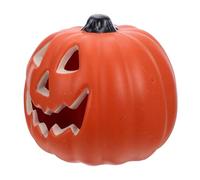 Abaodam Lanterna di Zucca LED per Esterni Luce di Zucca Design Classico in Plastica PE Decorazione di Halloween da Interno Ed Esterno Dimensioni Senza Batterie