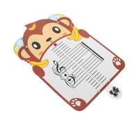 Abaodam Lavagna Didattica Musicale Mano con Scimmia Flashcard Note Musicali per Principianti Strumento Educativo per Teoria Musicale e Pratica Pianoforte e Studenti