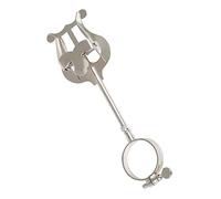 Abaodam Leggio per Clarinetto Leggero e Portatile in Ferro Argento, Clip per Spartiti Musicale Semplice e Resistente per Accessori Musicali da Concerto