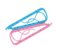 Abaodam Leggio Pieghevole in Plastica 2 Pezzi, Porta Libri da Scrivania Compatto e Resistente, Supporto Multifunzionale per Libri, Spartiti e Appunti, per Ufficio, Biblioteca e Studio