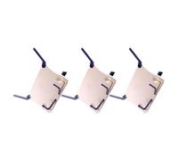 Abaodam Leggio Pieghevole Portatile 3 Pezzi per Spartiti Musicali, Supporto da Tavolo Piccolo Regolabile Multiangolo per Libri di Testo, Tablet e Libri di Cucina, Base Stabile