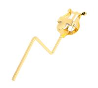 Abaodam Leggio Portatile in Metallo Morsetto Per Lira Da Marcia Per Sassofono Contralto Supporto Pieghevole Per Spartiti Musicali Verticale Clip Salvaspazio Per Strumenti Fiato