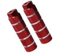 Abaodam Leva Pedale Posteriore Rossa per Bici da Montagna Coppia 9mm | Lega di Alluminio, Supporto Pratico per Passeggeri, Uso Outdoor e Svago, 1 Paio, Grip