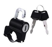 Abaodam Lucchetto Antifurto per Casco da Moto in Lega di Zinco, Fissaggio Manubrio, Set di Sicurezza Multifunzione per Bici, Scooter e Veicoli Elettrici, Protezione Antifurto per Uso