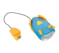 Abaodam Luce Frontale Bici Clacson Integrato, Ricaricabile USB Blu | Plastica Resistente, Uso Notturno e Sentieri, per Biciclette Standard e Modelli