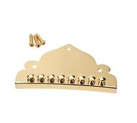 Abaodam Mandolin Tailpiece Metallo Dorato Per Chitarra Mandolino Corde Migliora Suono e La Sostenibilità Facile Da Installare Accessorio Musicale Di Alta Qualità
