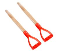 Abaodam Manici di Ricambio per Pale da Giardino a Forma di d in Legno Set da 2 Pezzi Manico lungo Ergonomico per Forca e Vanga Resistente per Uso Esterno e Lavori di Scavo