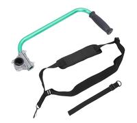 Abaodam Maniglia di Assistenza Regolabile per Tosaerba e Decespugliatore con Cinghia Verde, Impugnatura Ergonomica per Utensili da Giardinaggio, Accessorio per Manutenzione Prato e Lavoro