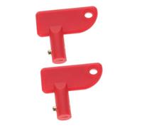 Abaodam Maniglia Interruttore di Disconnessione Batteria in Plastica 2 Pezzi per Auto, Barche e Camion, Accessorio Isolatore di Potenza per Scollegamento Rapido e Prolungamento Durata