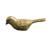 Abaodam Maniglia per Mobili a Forma di Volatile in Ottone Dorato | Ottone e Rame di Alta Qualità, Finitura Liscia e Delicata, per Armadi e Porte di Cucina