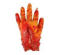 Abaodam Mano Finta Spezzata Insanguinata in Scatola Alimentare per Decorazioni Halloween Spaventose Gioco per Festa e Casa Infestata Accessorio Realistico per Trolling Amici e Famiglia