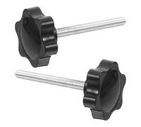 Abaodam Manopola di Ricambio per Deambulatore a Ginocchio M6 Vite Manuale e Cuscinetto in Gomma, Accessorio Stabile e Facile da Sostituire, Set di Parti per Attacco Piattaforma Ausili