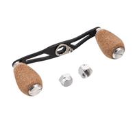 Abaodam Manovella di Ricambio per Mulinello da Pesca in Legno 4 Cuscinetti, Maniglia Destra Ergonomica per Pesca da Riva al Lago al Mare, Parte Sostitutiva per Mulinelli da Lancio