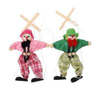Abaodam Marionette Pirata in Legno 2 Pezzi, Burattini a Filo Interattivi, Giocattolo Educativo Genitori-figli, Decorazione Teatrino Marionette, Materiale Riciclabile Stile Stile Casuale