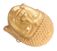 Abaodam Maschera da Cosplay Decorativa a Forma di Buddha Maschera Riutilizzabile Leggera per Feste di Carnevale e Spettacoli Teatrali per Adulti Amante della Cultura Buddista
