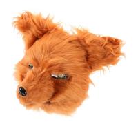 Abaodam Maschera da Lupo Adulto in Peluche con Bocca Mobile e Design Realistico per Halloween e Feste in Costume