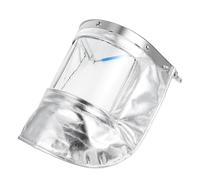 Abaodam Maschera di Protezione Viso per Lavoro Industriale con Materiale Trasparente e Fascia Regolabile, Resistente ad Alte Temperature con Pellicola in Alluminio Argento