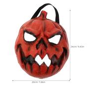 Abaodam Maschera di Zucca Horror 3D in Schiuma PU per e Adulti Accessorio Costume Versatile per Halloween Carnevale e Feste in Maschera Design Realistico e Comfort Traspirante