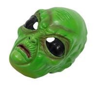 Abaodam Maschera Testa Alieno Verde per Festa Cosplay, Leggera Rp | Decorativa e Spaventosa, Comoda e Sicura, per Feste in Maschera e Concerti, Accessorio Verde
