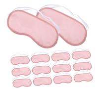 Abaodam Maschere per Dormire Monouso in Poliestere Rosa, Set da 20 Pezzi, Copertura Occhi Leggera e Portatile per Sonno Profondo a Casa, Viaggio, Aereo e Campeggio