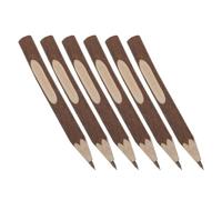 Abaodam Matite di Legno Naturali 6 Pezzi Corte Corteccia di Albero, Strumento di Schizzo Versatile per Disegno e Uso Scolastico, Scrittura Liscia e Sostenibile