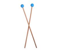 Abaodam Mazzuola per Glockenspiel e Bacchette per Batteria Testa in Gomma e Manico in Legno Bacchetta per Percussione Grande Blu Chiaro Accessori Musicali per e Strumenti a Percussione
