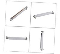Abaodam Metal Guitar Bridge Saddle Per Chitarra e Basso Ricambi Metallo Per Strumenti Musicali Ottimizza Suono e La Chiarezza Della Tua Chitarra Acustica