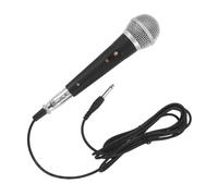 Abaodam Microfono Dinamico a Mano con Cavo per Karaoke e Voce | Nero, Riduce Rumori di Respiro e Pop, Pattern Cardioide, Plastica e Metallo