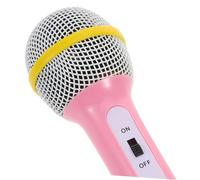Abaodam Microfono per Jack Sostituibile Microfono Amplificatore Portatile per Karaoke Finzione Educazione Precoce e Feste per Bambine e Attività Allaperto