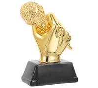 Abaodam Microfono Resina per Concorso Musicale Premio per Studenti e Adulti Decorazione per Ufficio e Cerimonie Onore e