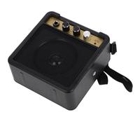 Abaodam Mini Amplificatore per Chitarra Elettrica 5w Portatile Cavo Audio e Adattatore, Amplificatore Valvolare Compatto per Basso e Chitarra, Altoparlante Pratico per Esercizi e Piccole