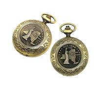 Abaodam Mini Bussola Tascabile Vintage da 2 Pezzi in Abs Design Retrò Multicolore, Strumento di Navigazione per Escursionismo, Campeggio e Attività All’aperto, Accessorio da Uomo
