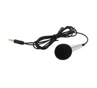 Abaodam Mini Microfono per Telefono Piccolo Microfono a Condensatore per Registrazione in Canto Portatile Cavo da 3 5 Mm