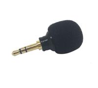 Abaodam Mini Microfono Stereo Portatile Nero per Registrazione Vocale e Chatting Compatibile con Smartphone Tablet e Facile da Trasportare e Utilizzare