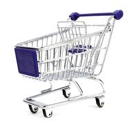 Abaodam mini organizer per carrello della spesa mini ufficio del carrello della spesa mini carrello della spesa carrellino cestino portaoggetti mini carrello Natale gadget bambino