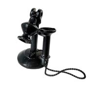 Abaodam Miniatura Vintage Telefono Candela Accessorio Retro Ferro Nero Per Case Delle Bambole e Decorazioni Per Casa Giocattolo Per Gioco Di Ruolo e Collezionismo