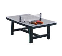 Abaodam Miniature Table Tennis Set Completo Con Tavolo Racchette e Palline Decorazioni Per Bambole e Accessori Per Giochi Per Appassionati Di Pong e Decorazioni Domestiche
