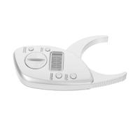 Abaodam Misuratore di Massa Grassa Portatile in Plastica Argento Display Lcd, Strumento Pratico la Misurazione Accurata del Grasso Corporeo a Casa