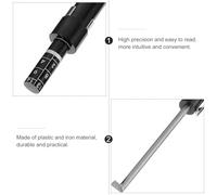 Abaodam Misuratore e profondità Battistrada di Spessore Pastiglie Freno in Plastica e Ferro Strumento di Rilevamento per Auto per Controllo Veicolo