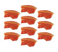 Abaodam Modelli di Carne Finta Realistica 10 Pezzi in Resina, Leggeri e Riutilizzabili, Accessori per Gioco in Cucina per Ristoranti e Musei