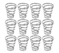 Abaodam Molle per Spiedini Bici in Acciaio Inox 12 Pezzi Set, Molle per Perno Ruota a Sgancio Rapido per Mountain Bike e Bici da Strada, Ricambi per Ruote Ciclismo Sportive