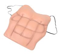 Abaodam Muscoli Finti Costume Uomo EVA Realistici con Pettorali e Addominali per Halloween Cosplay e Feste Tema Mezza Corpo Leggera e Durevole