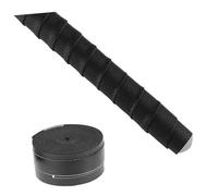 Abaodam Nastri Antiscivolo per Bacchette da Batteria 2 Pezzi in Pu Nero, Cinture Antisudore Avvolgenti, Accessori per Bacchette Elettroniche Antiscivolo per Musicisti